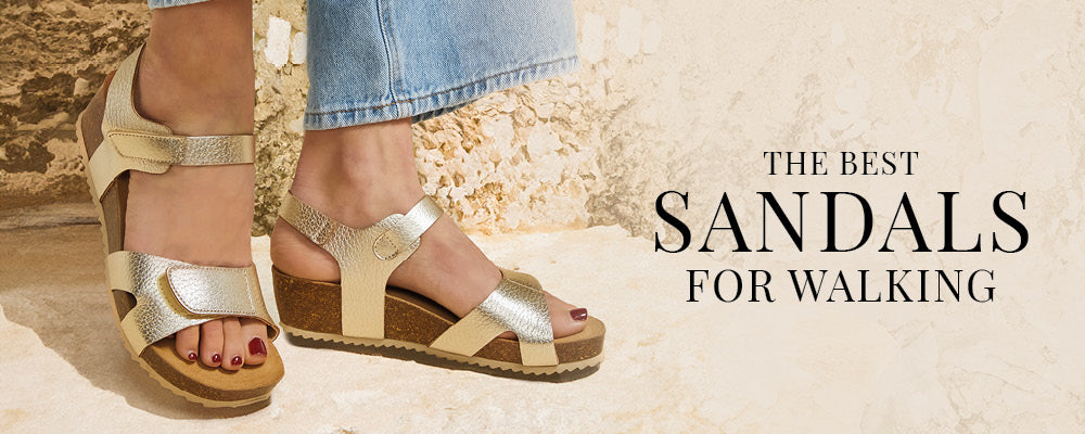 Comfortable walking sandals with heels hotsell