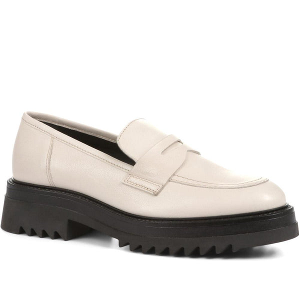 Ladies white loafers sales uk