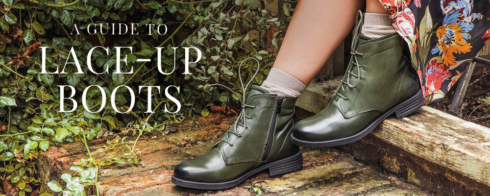 how to wear lace up ankle boots