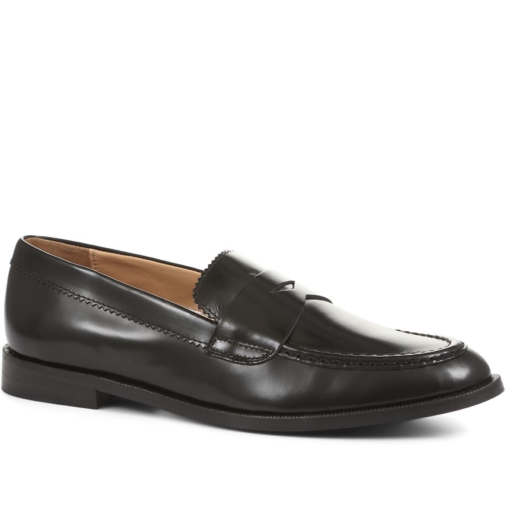 Lotte Leather Penny Loafers - LOTTE / 322 403