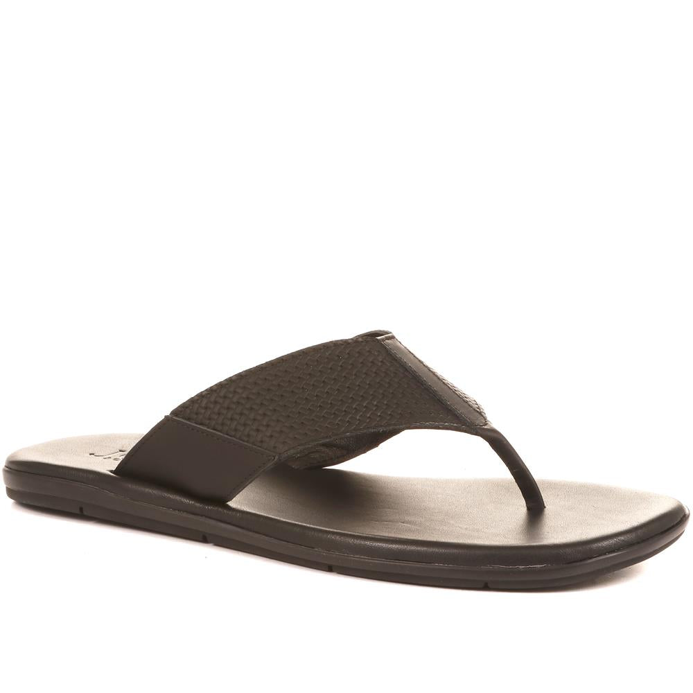 Emmett Leather Toe Post Sandals - EMMETT / 318 612