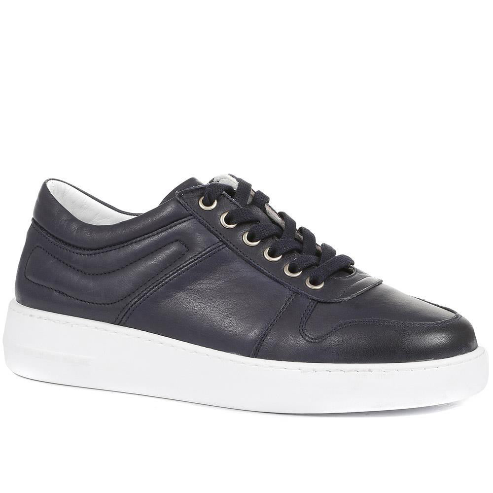 Alani Leather Platform Trainers - ALANI / 322 304