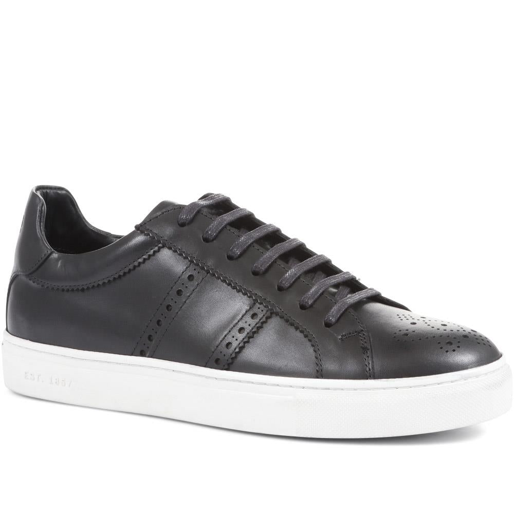 Sandhurst Leather Trainers - SANDHURST / 322 932