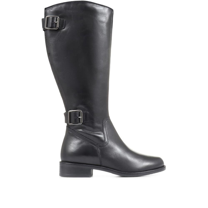 Two tone riding hot sale boots wide calf