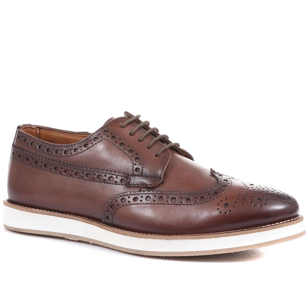 Loughborough Lightweight Leather Brogues - LOUGHBOROUGH / 322 916