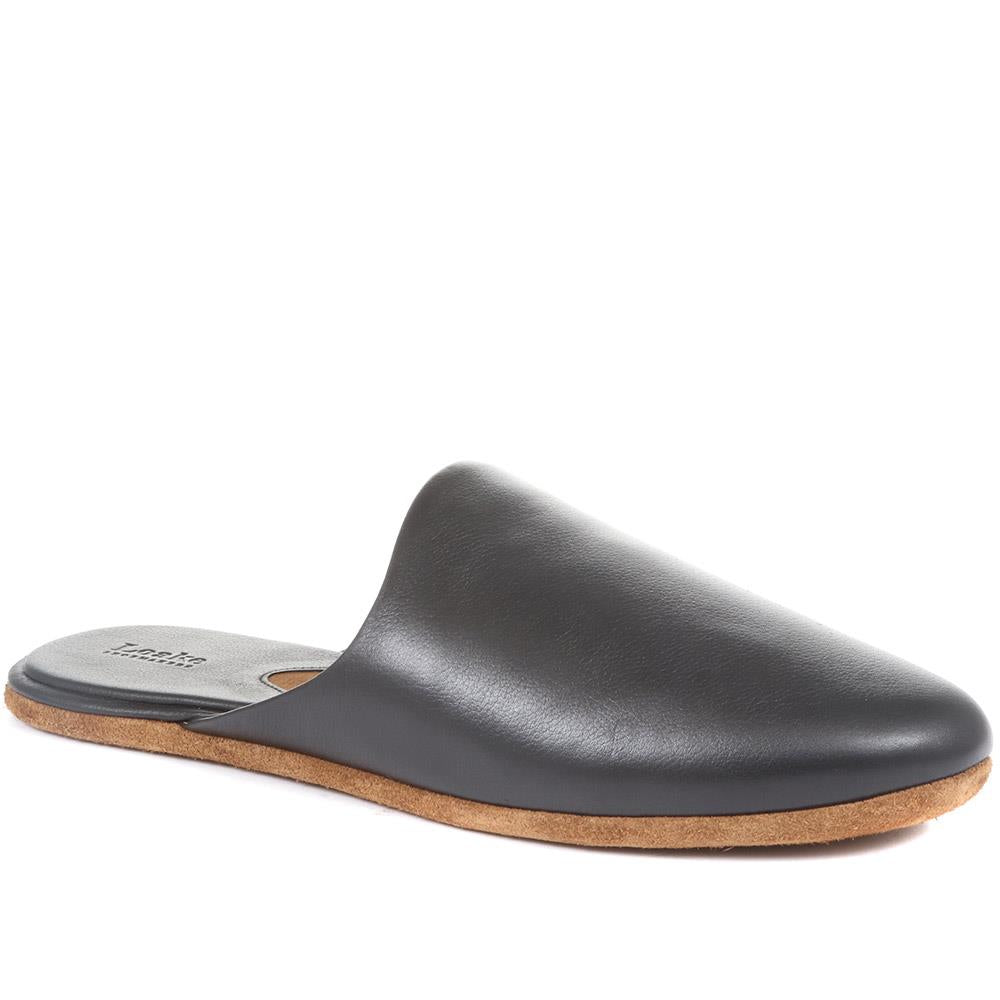 Garrick Leather Mule Slippers - LOA34500 / 321 123