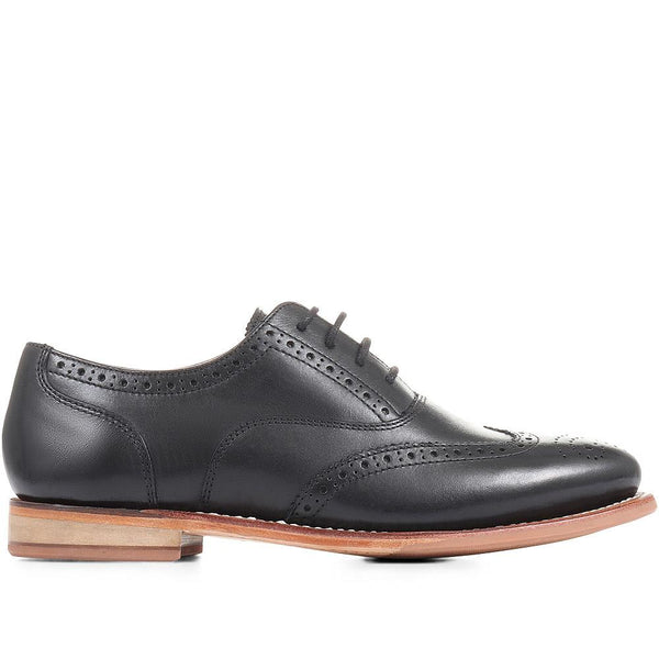 Kassandra Goodyear Welted Leather Brogues (KASSANDRA) by Jones Bootmaker