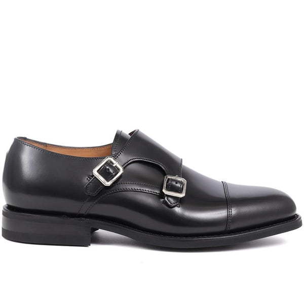 Ramsey1 Leather Monk Strap Shoes - RAMSEY1 / 325 002 from Jones Bootmaker