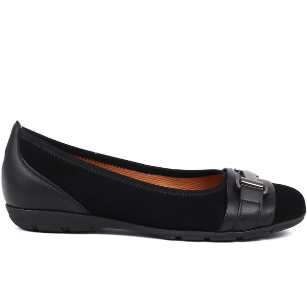 Leather Ballet Pumps - GAB39515 / 325 067 from Jones Bootmaker