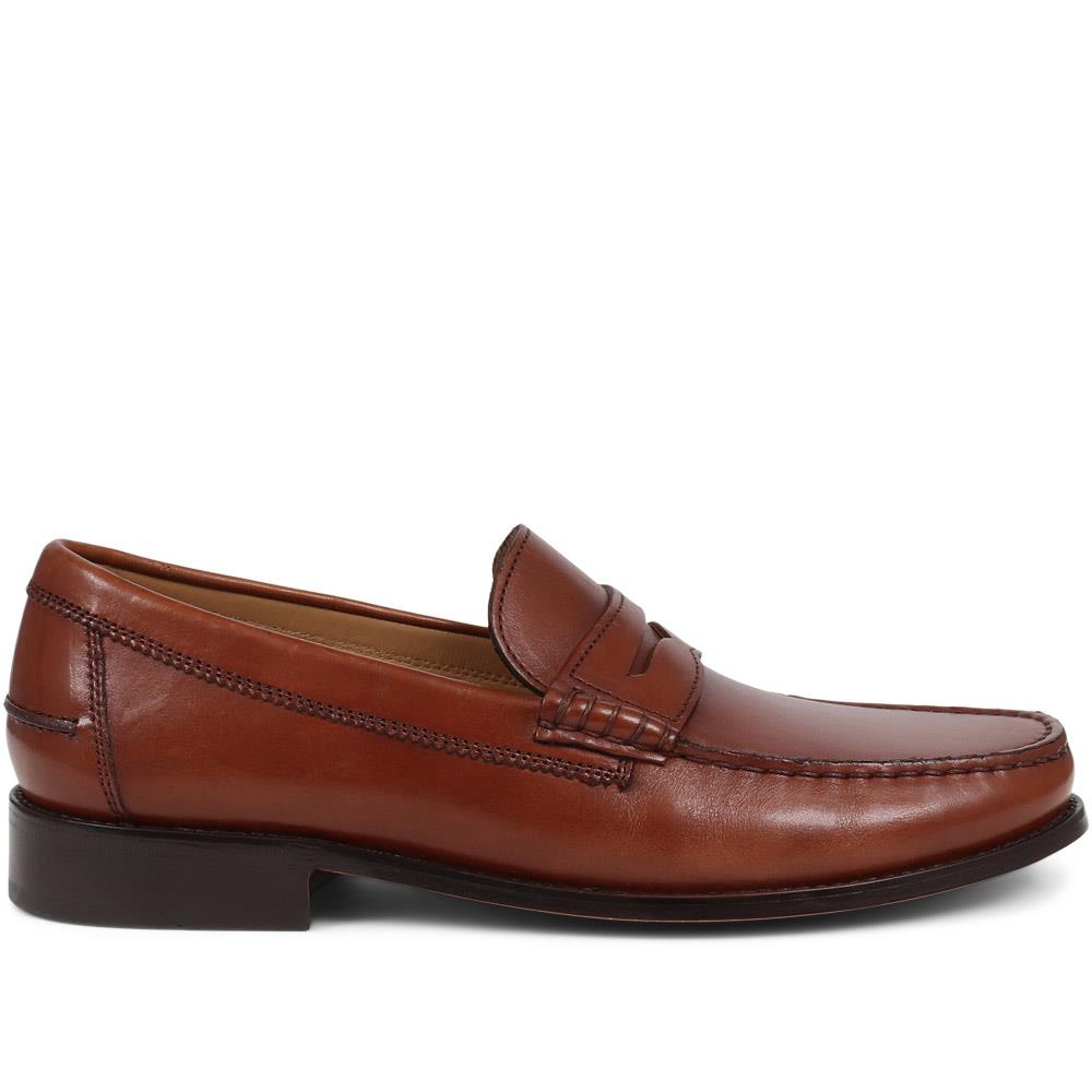 Riverside Woven Leather Loafers (RIVERSIDE) by Jones Bootmaker