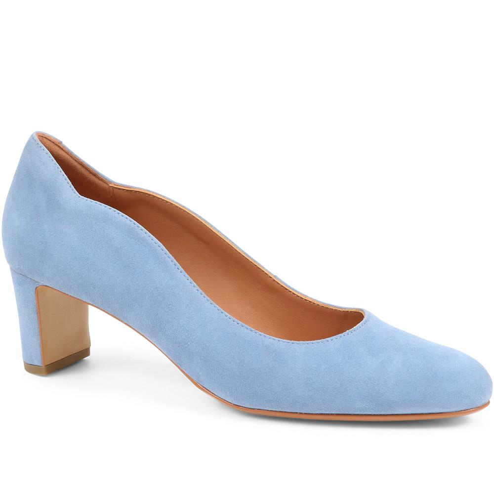 Light blue 2025 court heels