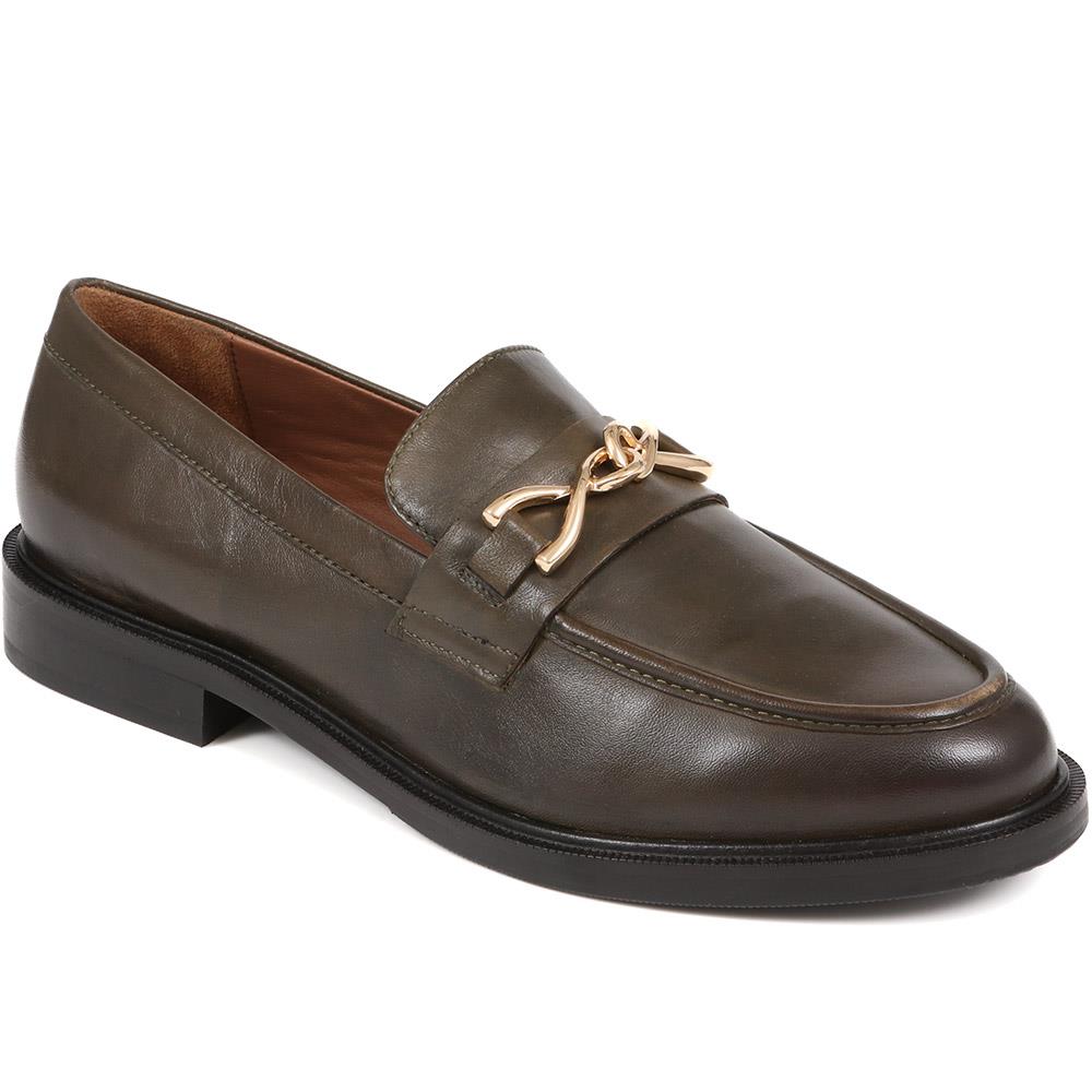 MARI Leather Loafers - MARI / 324 373