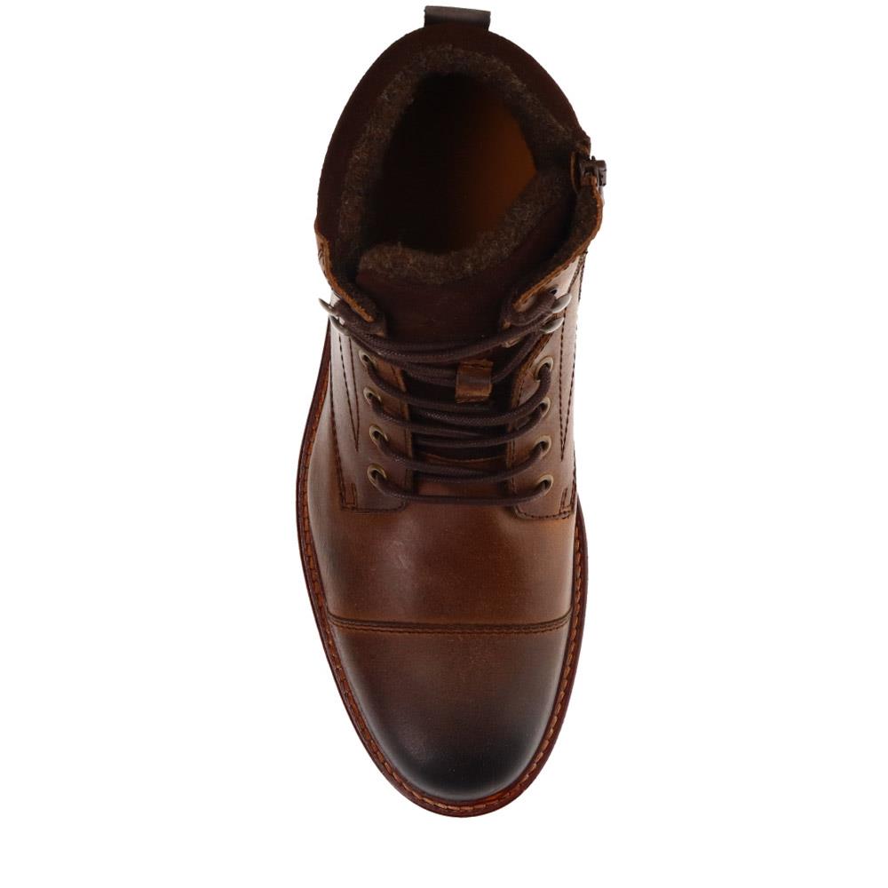 Dusseldorf Leather Lace Up Boots DUSSELDORF 323 686 Jones Bootmaker