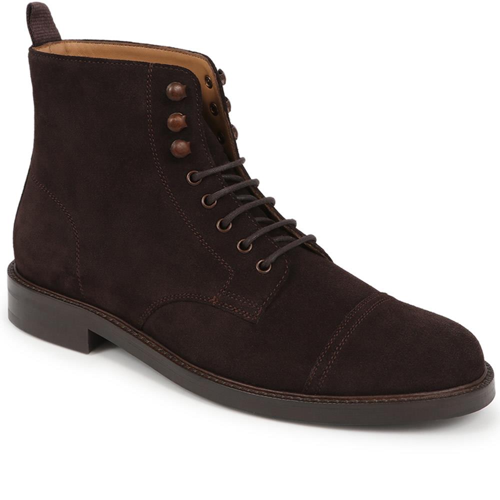 Dark Brown Suede