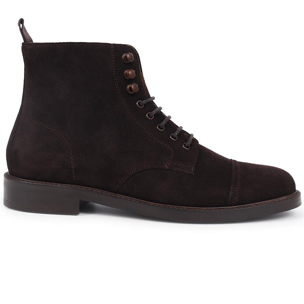 Dark Brown Suede