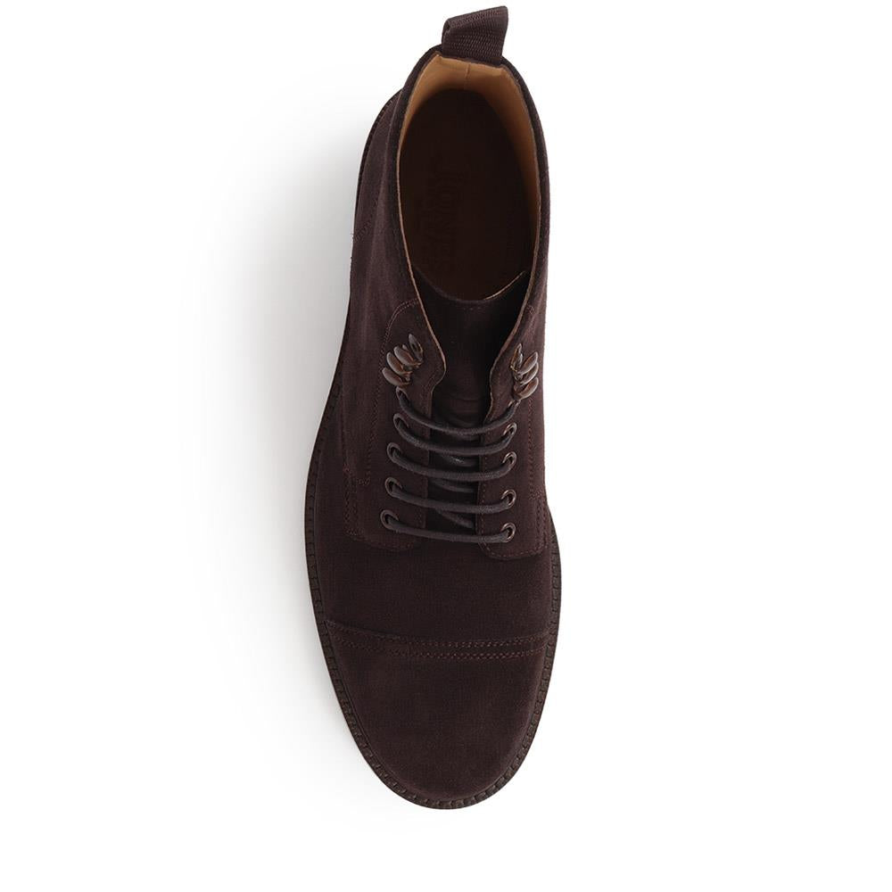 Dark Brown Suede