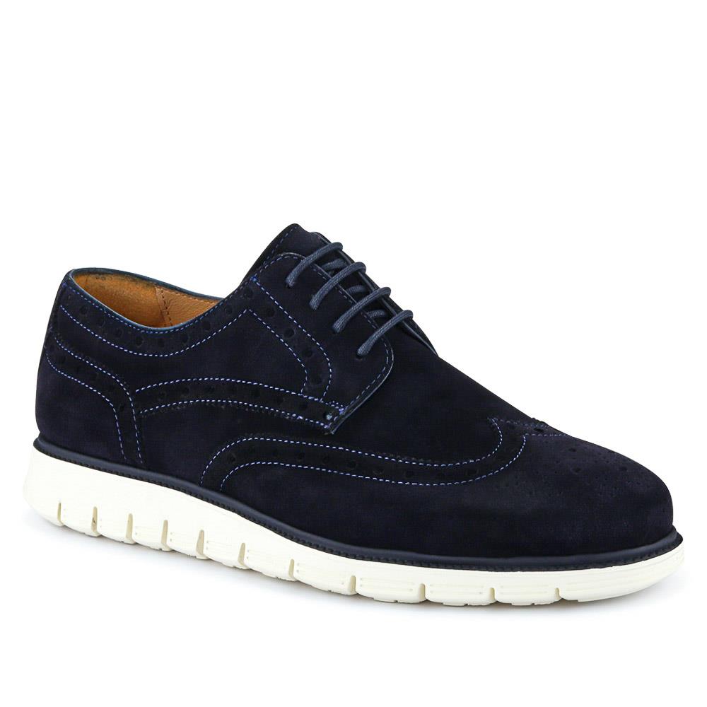 Navy Suede