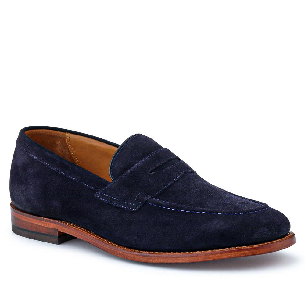 Navy Suede