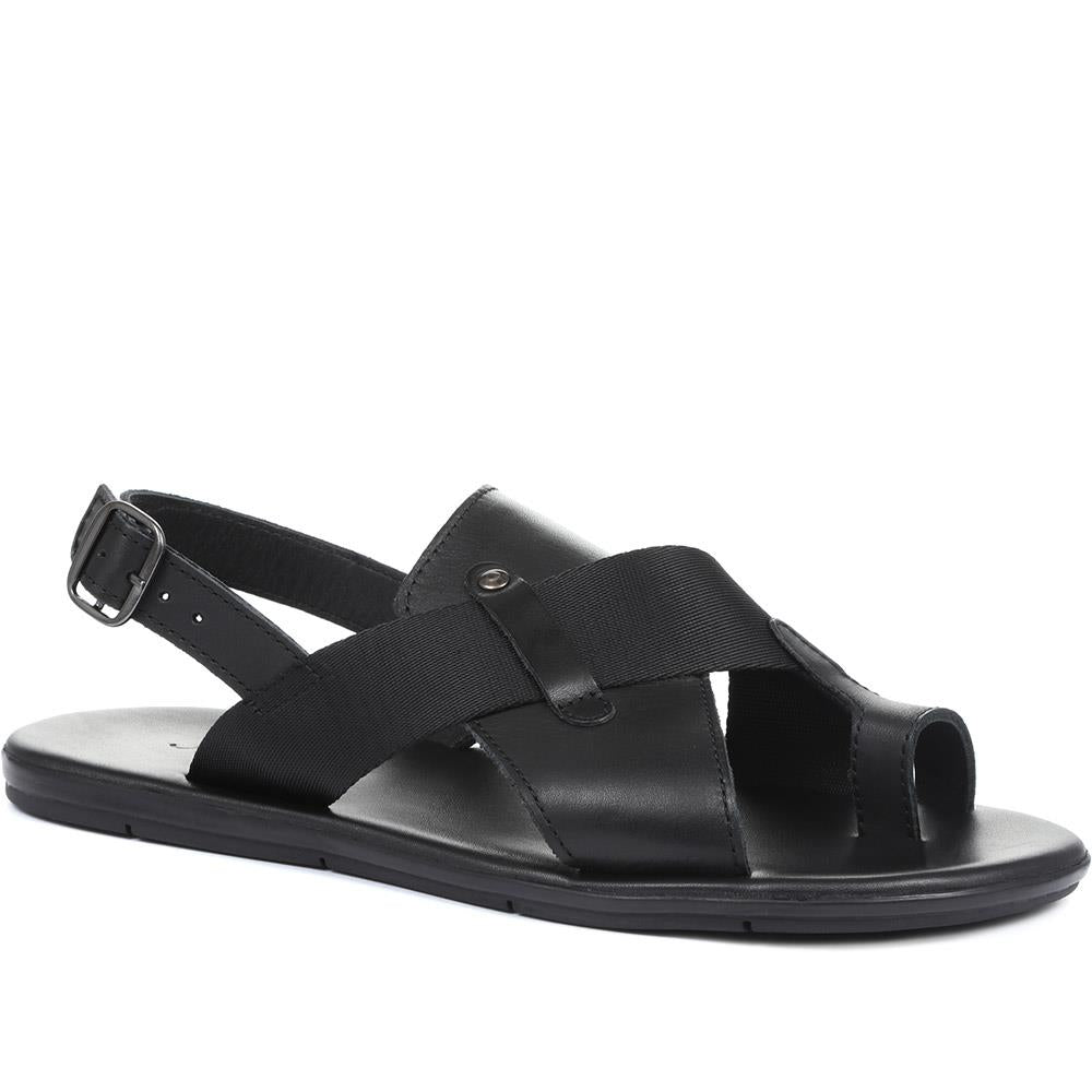 Euan Leather Strap Sandals - EUAN / 318 613