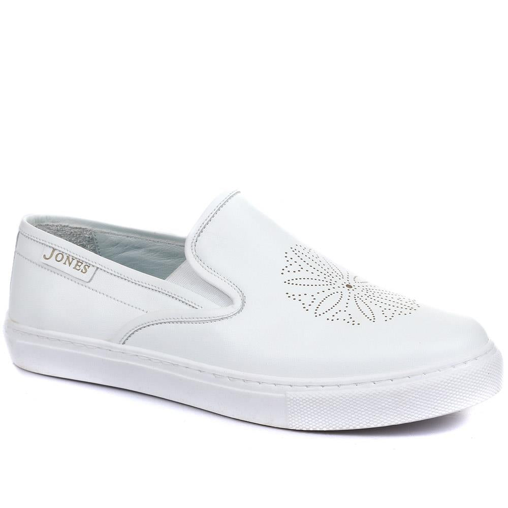 Aoife Leather Slip-On Trainers - AOIFE / 320 233