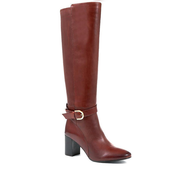 Giovana Leather Knee High Boots (GIOVANA) by Jones Bootmaker