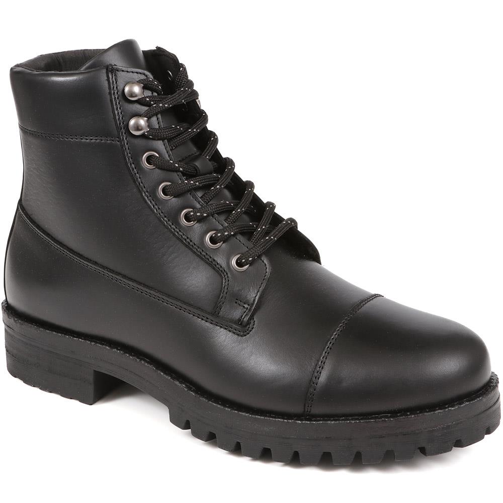Leather Lace-Up Boots - DAEL / 324 501 from Jones Bootmaker